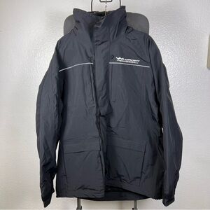 WindRider Black Pro All Weather Rain Waterproof Men's Jacket Size XXL